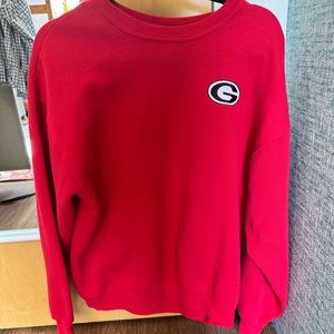 Red University of Georgia Sweater/Sweatshirt
